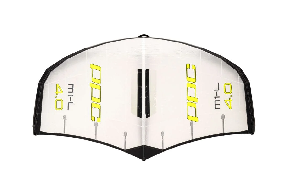 Aile wing foil PPC M1-L 4m vue de face fond blanc
